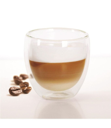 Skleněný hrnek na cappuccino - 250 ml, dvojité sklo
