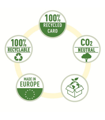 Pákový pořadač Esselte CO2 neutrální - A4, šíře hřbetu 5 cm, modrý