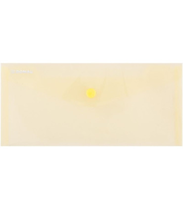 Zakládací pouzdro s drukem Donau - DL, 180 mic, transparentně žluté, 1 ks