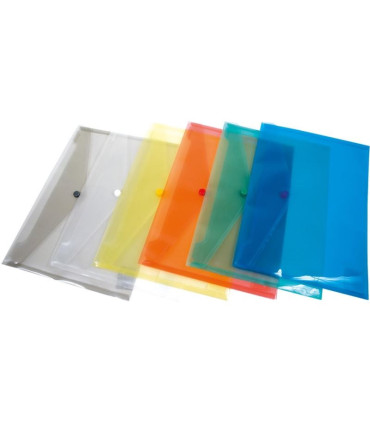 Zakládací pouzdro s drukem Donau - DL, 180 mic, transparentně žluté, 1 ks