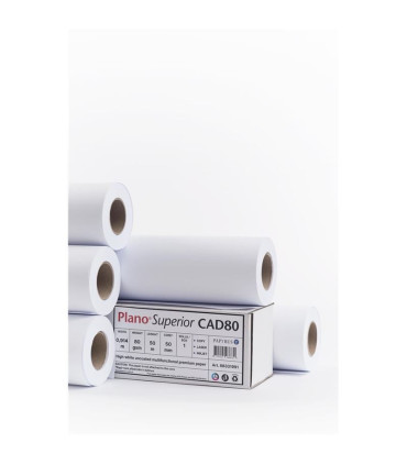 Plotterové role Plano Superior - 297 mm x 50 m x 50 mm, 80g/m2, 2 ks