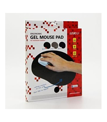 Podložka gelová pod myš - černá