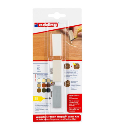 Vosk na opravu podlah edding 8902, bílá