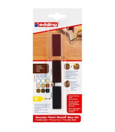 Vosk na opravu podlah edding 8902, mahagon