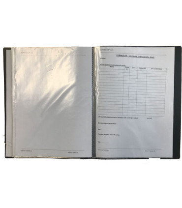 Katalogová kniha Q-Connect A4, 10 kapes, černá