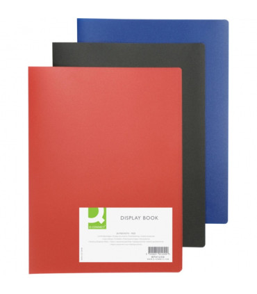 Katalogová kniha Q-Connect A4, 20 kapes, modrá