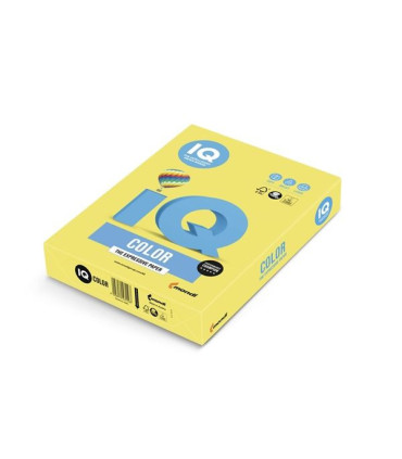 Barevný papír IQ A4 - kanárkově žlutý CY39, 80g/m2, 500 listů