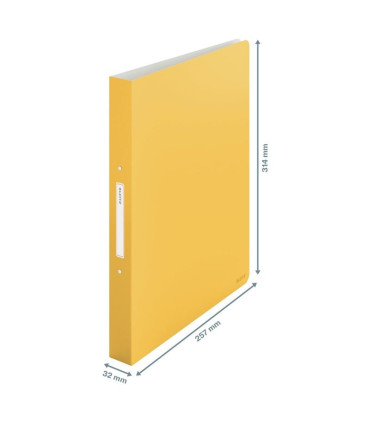 2kroužkový pořadač Leitz Cosy - A4, šíře hřbetu 2,5 cm, žlutý