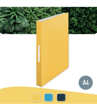 2kroužkový pořadač Leitz Cosy - A4, šíře hřbetu 2,5 cm, žlutý