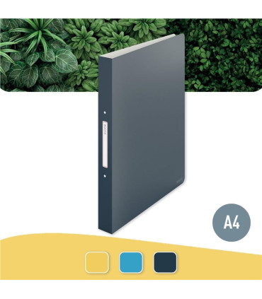 2kroužkový pořadač Leitz Cosy - A4, šíře hřbetu 2,5 cm, šedý