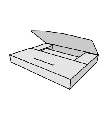 Desky na dokumenty a spisy A3, přírodní hnědá, 470 x 350 x 35 cm