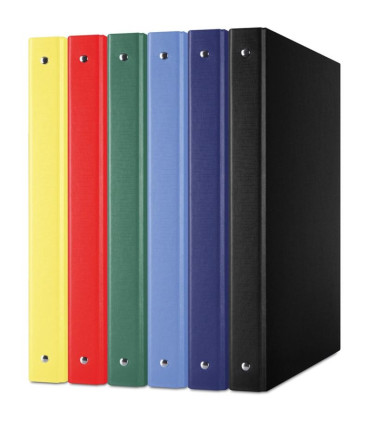 4kroužkový pořadač Donau - A4, 3,5 cm, černý