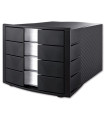 Zásuvkový box HAN, 4 zásuvky, černý