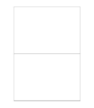 Univerzální etikety Q-Connect - bílé, 210 x 148 mm, 400 ks