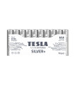 Alkalické baterie Tesla SILVER+ - 1,5V, LR03, typ AAA, 10 ks