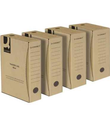 Archivační krabice Q-Connect - A4, šedá, 12 cm