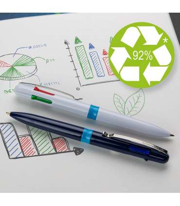 Kuličkové pero Schneider Take4 - bílé, 4 v 1