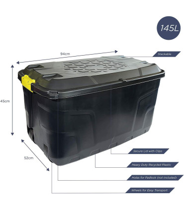 Plastový box Strata Heavy Duty, 145 litrů