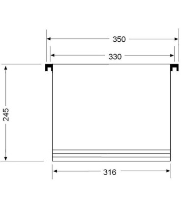 Závěsné papírové desky A4, modré, 25 ks