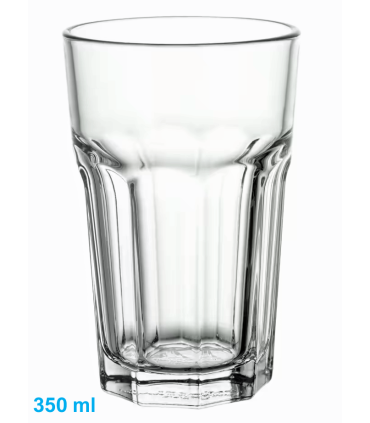 Sklenice na vodu 350ml GLASS, 1ks