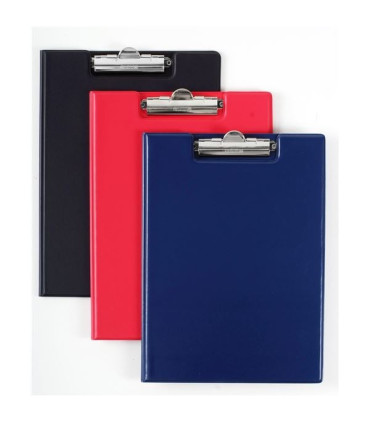 Uzavíratelná psací podložka - A4, kapacita 25 listů, modrá