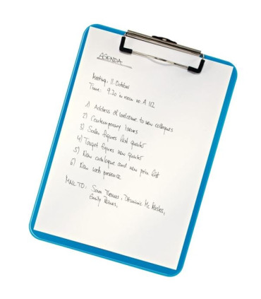 Psací podložka s klipem Leitz WOW - A4, modrá