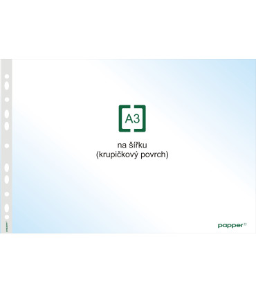 uroobaly U - A3, na šířku, krupičkové, 120 mic, 50 ks