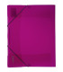 Desky s chlopněmi a gumičkou Opaline - A4, plastové, růžové, 1 ks
