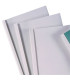 Desky pro termovazbu GBC - 1,5 mm, imitace plátno, bílé, 100 ks