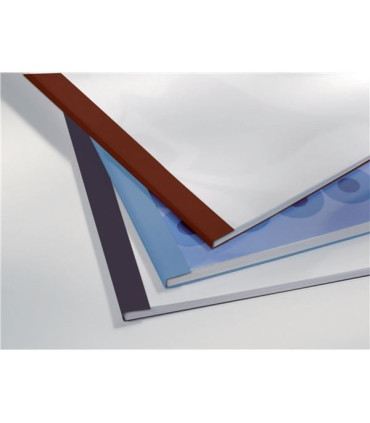 Desky pro termovazbu GBC - 6 mm, imitace plátno, bílé, 100 ks