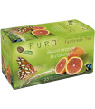 Ovocný čaj Puro - červený pomeranč, Fairtrade, 25x 2 g