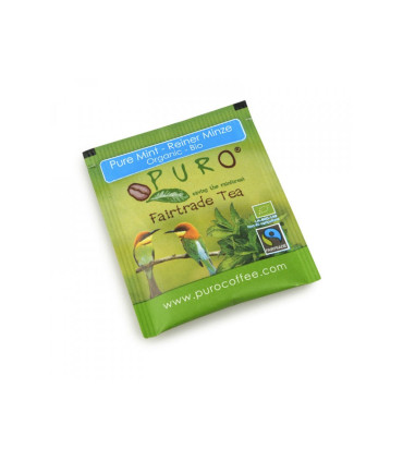 Bylinný čaj Puro - Máta, bio, Fairtrade, 25 x 1,5 g