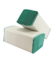 Skládané papírové ručníky - 1vrstvé, zelené, 20x250 ks
