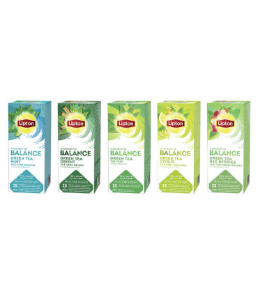 Zelený čaj Lipton Balance, 25 x 1,3 g
