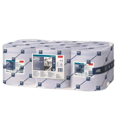 Papírové ručníky v roli Tork - M2, 2vrstvé, modré, 6 rolí (128207)