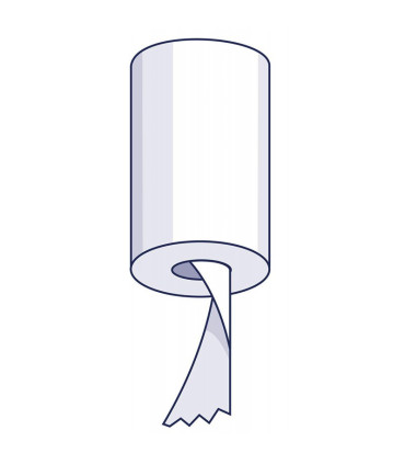 Papírové ručníky v roli Tork - M2, 2vrstvé, modré, 6 rolí (128207)