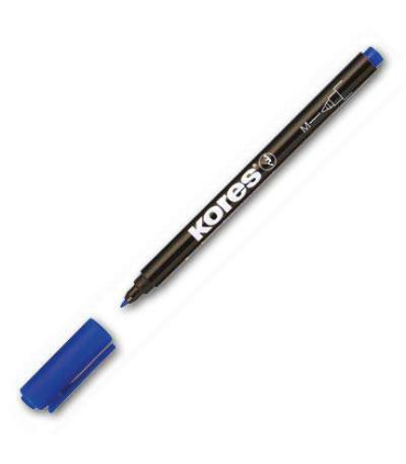Permanentní popisovač Kores M, modrý