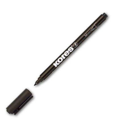 Permanentní popisovač Kores M, černý