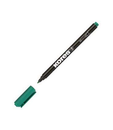 Permanentní popisovač Kores M, zelený