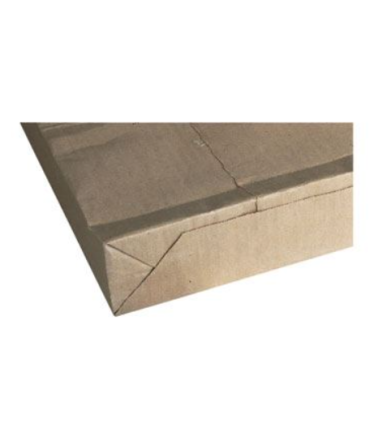 Obchodní tašky B5 - s křížovým dnem a textilní výztuží, bez lepidla, recyklované, hnědé, 100 ks