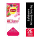 Černý čaj Lipton Refresh Lesní plody, 25 x 1,6 g
