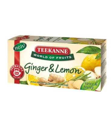 Ovocný čaj Teekanne zázvor s citronem, 20x 1,75 g