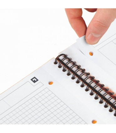 Blok Oxford Int., pevné desky, A4+, čtverečkovaný