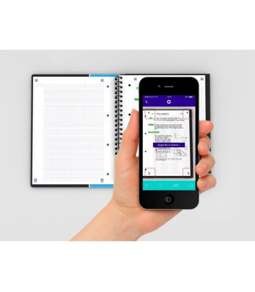 Blok Oxford International B5 - PP desky, čtverečkovaný