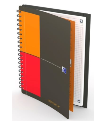 Blok Oxford International B5 - PP desky, čtverečkovaný