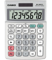 Stolní kalkulačka Casio MS-88ECO - 8místný displej, stříbrná