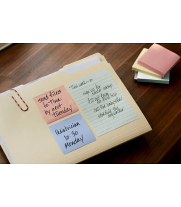 Z-bločky recyklované, žluté, 6 ks (600 lístků v balení)