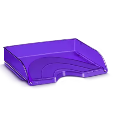 Odkladač na šířku CepPro Happy - A4, plastová, fialová