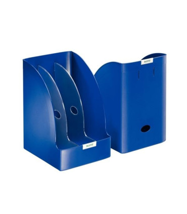 Stojan na časopisy Leitz Jumbo Plus - velkokapacitní, plastový, modrý