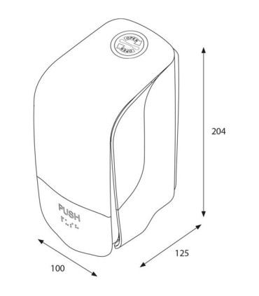 Zásobník na pěnové/tekuté mýdlo Katrin - 500 ml